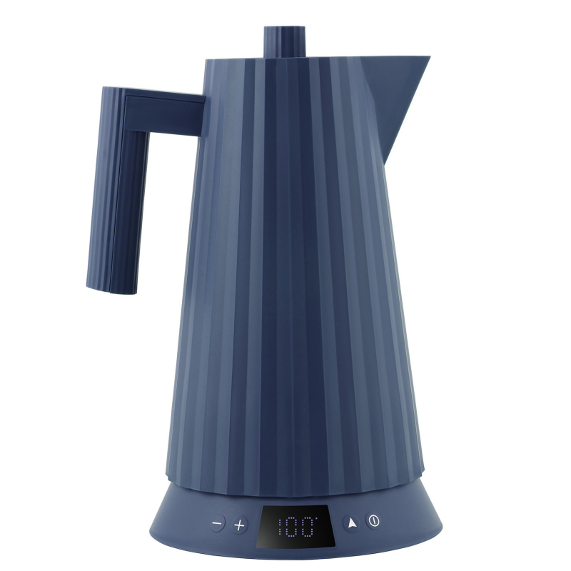 Czajnik elektryczny z regulacją temperatury Alessi Plissé Blue 1.7l