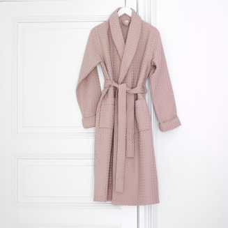 Szlafrok Aquanova Viggo dusty pink M - 3