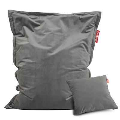 Pufa Fatboy Original Slim Velvet Taupe + Poduszka