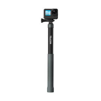 Selfie-stick z włókna węglowego Telesin do kamer sportowych 1,2m (GP-MNP-002) - 5