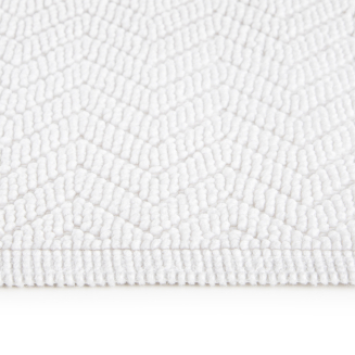 Mata łazienkowa Sorema Chevron White 50x80 cm - 3