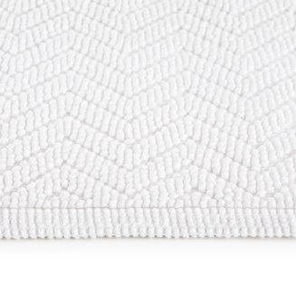 Mata łazienkowa Sorema Chevron White 50x80 cm - 3