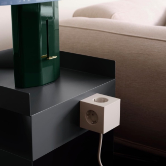 Listwa zasilająca Avolt Square 1 z podwójnym USB-C 30 W i magnetyczną podstawą 1.8 m beżowa - 3