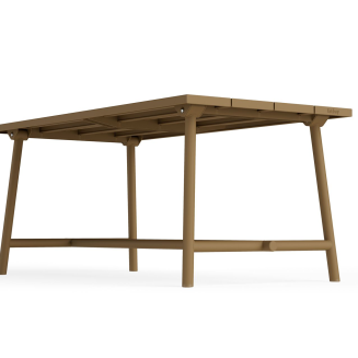Stół ogrodowy Fatboy Fred's Table Medium Mochaccino 170x90x76 cm - 4