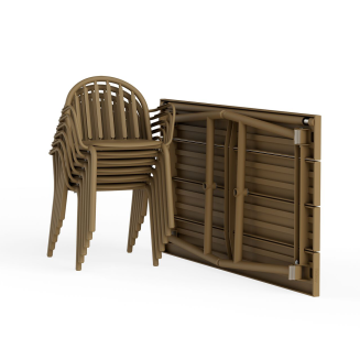 Stół ogrodowy Fatboy Fred's Table Medium Mochaccino 170x90x76 cm - 8