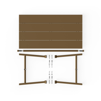  Fatboy Fred's Table Medium Mochaccino Garden Table 170x90x76 cm - 9