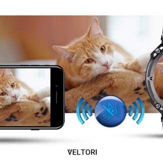 Smartwatch VELTORI VT130-1 Czarny Pasek Silikonowy - 19