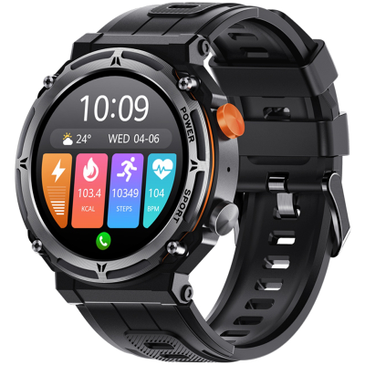 Smartwatch VELTORI VT130-1 Czarny Pasek Silikonowy