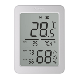 Czujnik Temperatury i Wilgotności ZigBee LCD Sonoff AirGuard TH SNZB-02DR2 - 2