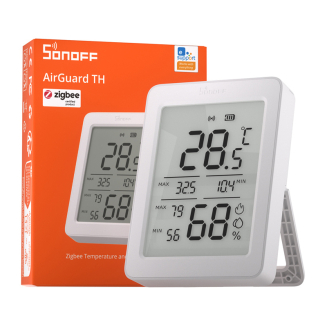 Czujnik Temperatury i Wilgotności ZigBee LCD Sonoff AirGuard TH SNZB-02DR2 - 3