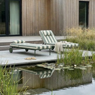 Łóżko ogrodowe SACKit Mollis Sunbed Renesse Olive - 2