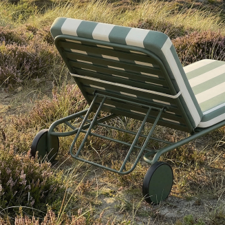 Łóżko ogrodowe SACKit Mollis Sunbed Renesse Olive - 5