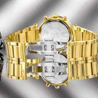 Zegarek Damski Giewont Sapphire Złoto Czarny GW3380-B3 - 8