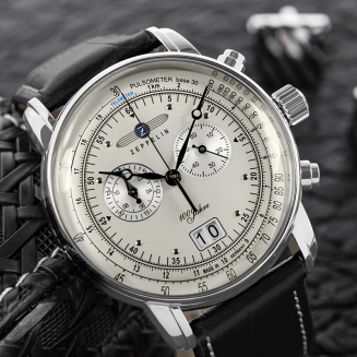 Zegarek Męski ZEPPELIN 100 Yahre 7690-1 + BOX - 4