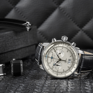 Zegarek Męski ZEPPELIN 100 Yahre 7690-1 + BOX - 5