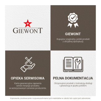 Zegarek Damski GIEWONT GW1970-1 - 14