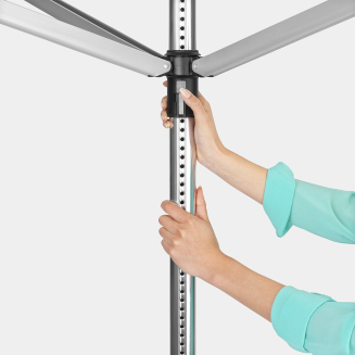 Suszarka ogrodowa Brabantia Lift-O-Matic 50 m Metallic Grey - 2