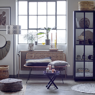 Stolik z tacą Bloomingville Freya Black - 2