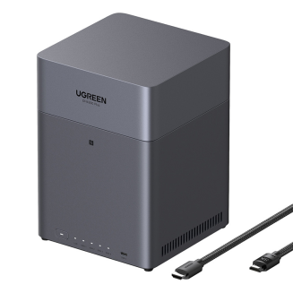  Ugreen DH4300 Plus NAS File Server, 4-Disk, A76+A55, 8GB DDR4, 2.5GbE, 4K + HDMI Cable - 3