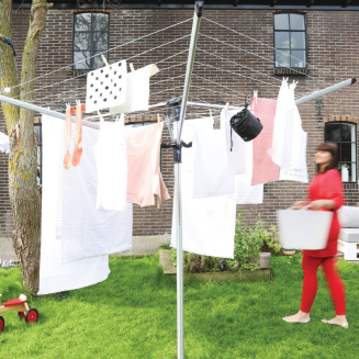 Suszarka ogrodowa Brabantia Lift-O-Matic Advance 50 m Metallic Grey - 9