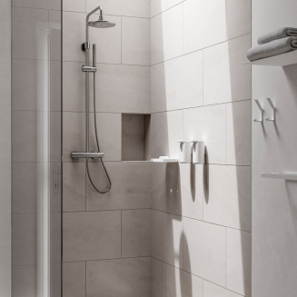 Dozownik do mydła ścienny Zone Denmark Rim White - 3