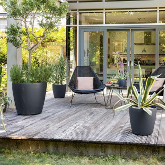  Lechuza Classico Color 18 flowerpot | 21 | 28 | 35 | 43 | 60 | 70 gray slate - 7