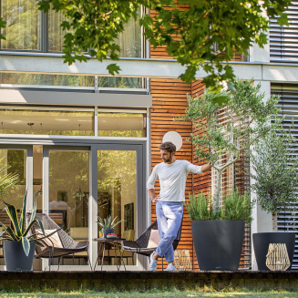 Donica Lechuza Classico Color 18 | 21 | 28 | 35 | 43 | 60 | 70 szary łupek - 17