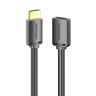 Kabel przedłużający HDMI 2.0 męski do HDMI 2.0 żeński Vention AHCBD 0,5m, 4K 60Hz, (czarny) - 2