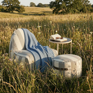 Stolik ogrodowy SACKit Mollis Side Table Renesse Taupe ∅50 cm - 5