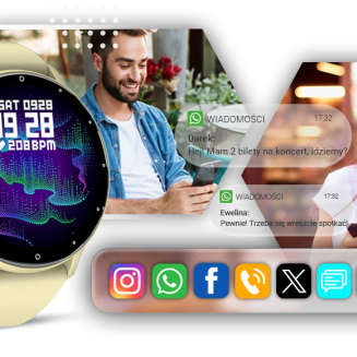 Smartwatch GIEWONT Ecru GW120-6 - 8