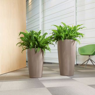  Lechuza Rondo Premium 32 flowerpot | 40 taupe gloss - 7