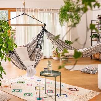  La Siesta Flora zebra double hammock - 3