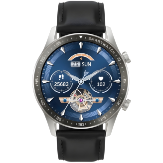 Smartwatch Gravity Srebrny 2 Paski GT10-7 - 10
