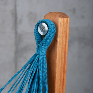 Fotel hamakowy ze stojakiem La Siesta Udine Organic Azure Comfort - 8