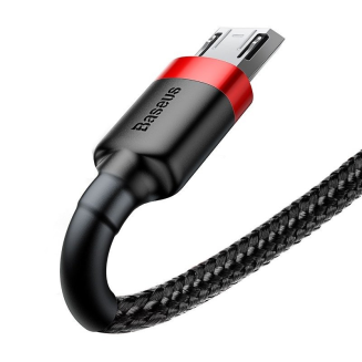 Kabel BASEUS Cafule USB-A-micro USB 2m (czerwono-czarny) - 5
