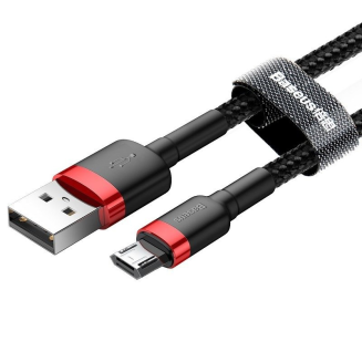 Kabel BASEUS Cafule USB-A-micro USB 2m (czerwono-czarny) - 2