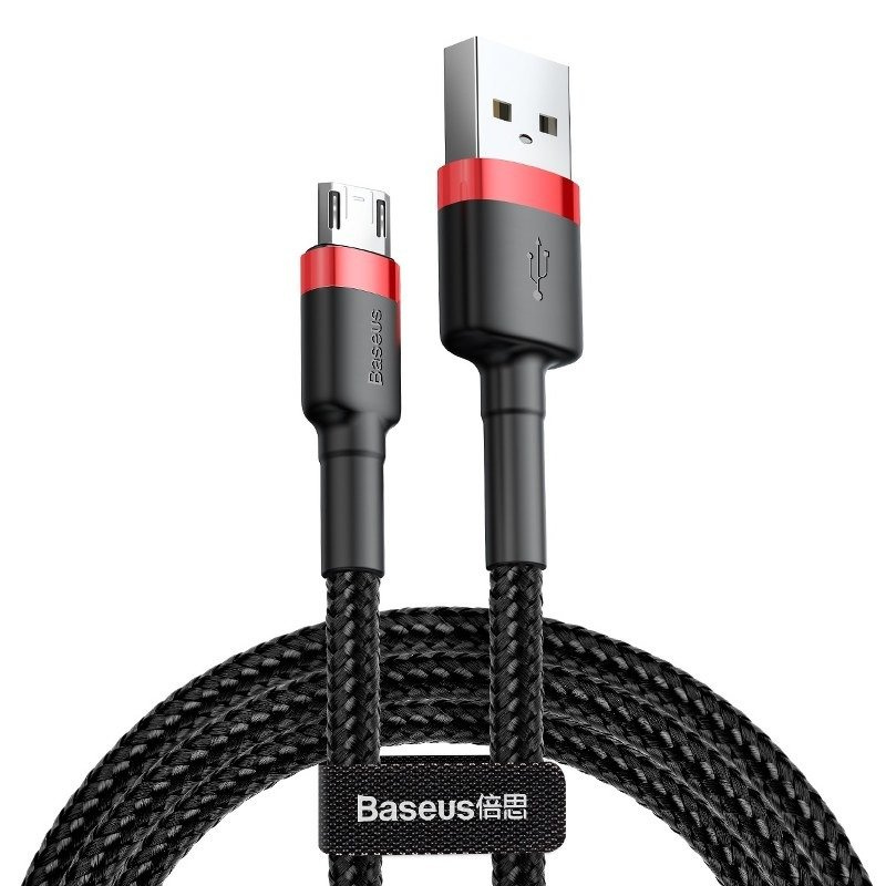  BASEUS Cafule USB-A-micro USB cable 2m (red-black)