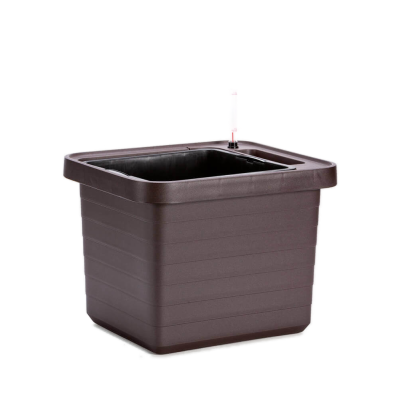 Donica samo-nawadniająca Urbalive Berberis Uno 45x39 cm brązowy