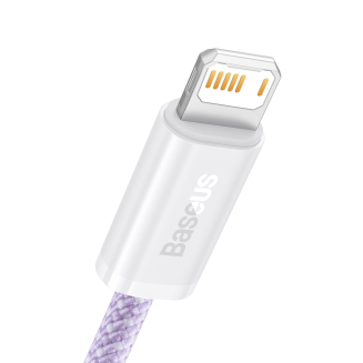 Kabel USB do Lightning Baseus Dynamic, 2.4A, 2m (Fioletowy) - 3