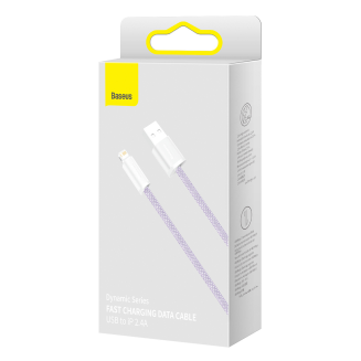 Kabel BASEUS Dynamic USB-A-Lightning 2m (fioletowy) - 6