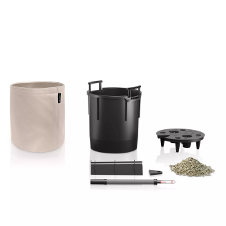 Donica Lechuza Trendcover Skóra VEGE 32 kremowa - 5