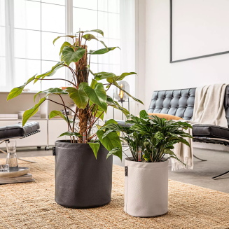  Lechuza Trendcover Leather VEGE 32 flowerpot cream - 3