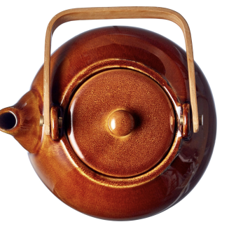 Dzbanek kamionkowy z sitkiem Bitz Amber 1.2l - 7