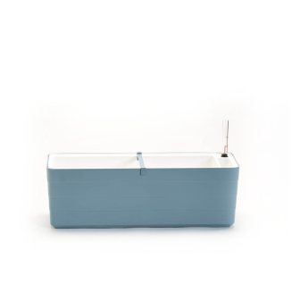 Donica samo-nawadniająca prostokątna Urbalive Berberis błękitny 60x20 cm - 2