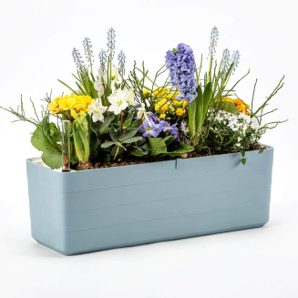 Donica samo-nawadniająca prostokątna Urbalive Berberis błękitny 60x20 cm - 4