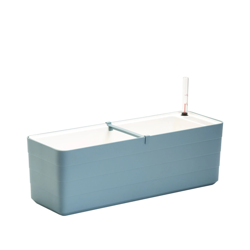 Donica samo-nawadniająca prostokątna Urbalive Berberis błękitny 60x20 cm