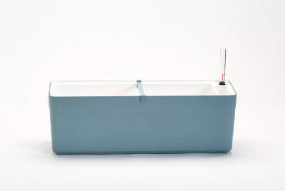 PLASTIA BERBERIS Donica samonawadniająca prostokątna 60x20 cm błękitny