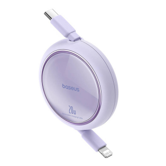 BASEUS Free2Pull USB-C-Lightning Cable 1m 20W (Purple) - 2