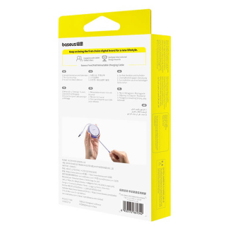 BASEUS Free2Pull USB-C-Lightning Cable 1m 20W (Purple) - 7