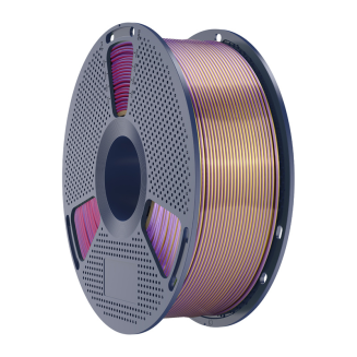 Filament SUNLU PLA+ Silk Forth-Color 1.75mm 1kg (niebiesko-fioletowo-czerwono-złoty) - 4